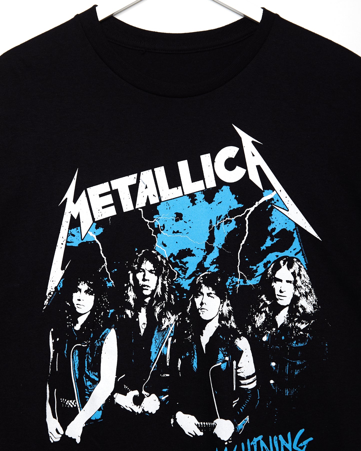 Official Metallica 1985 Ride the lightning tour - low cut cropped tee
