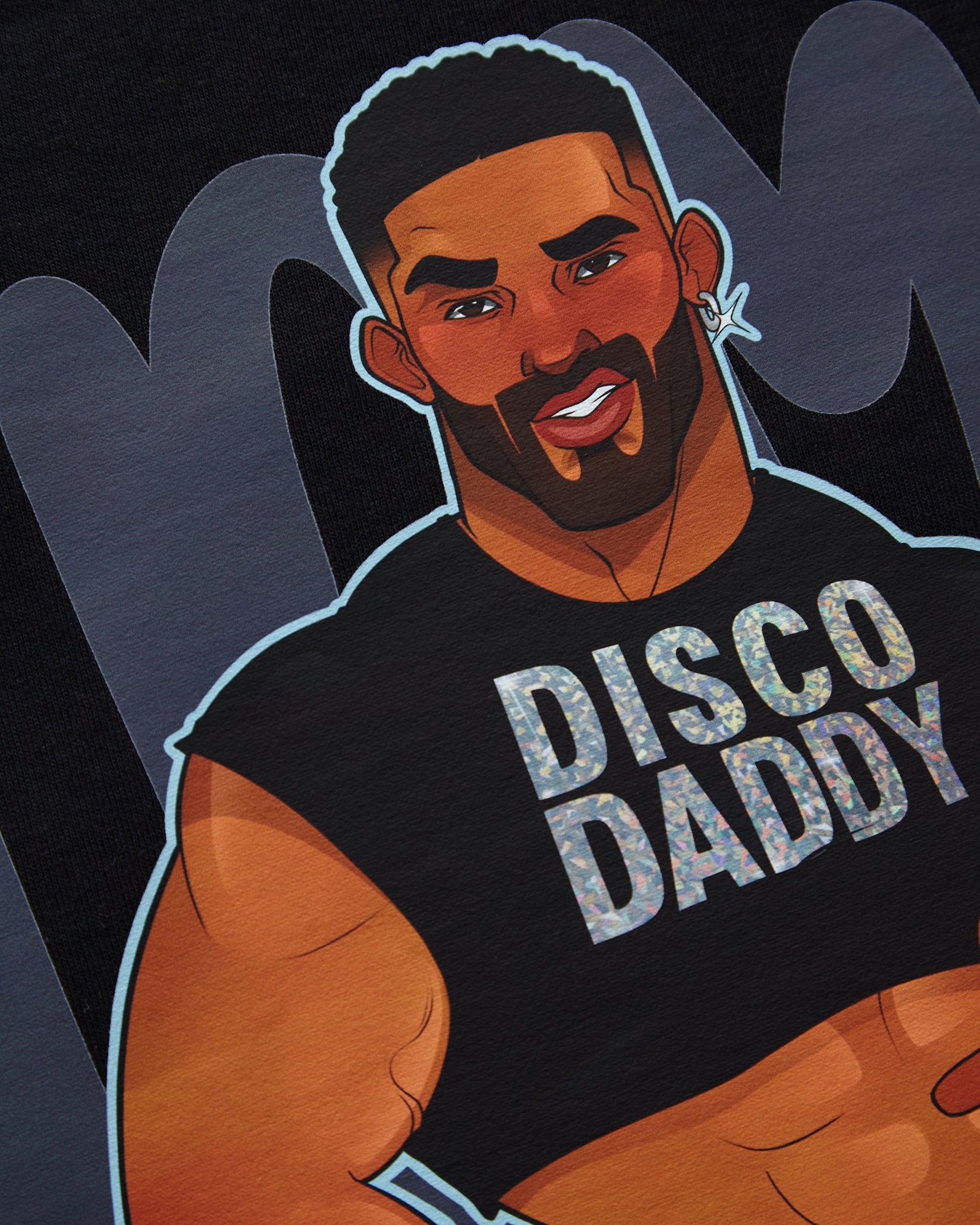 Trent the disco daddy - black tshirt - HOMOLONDON