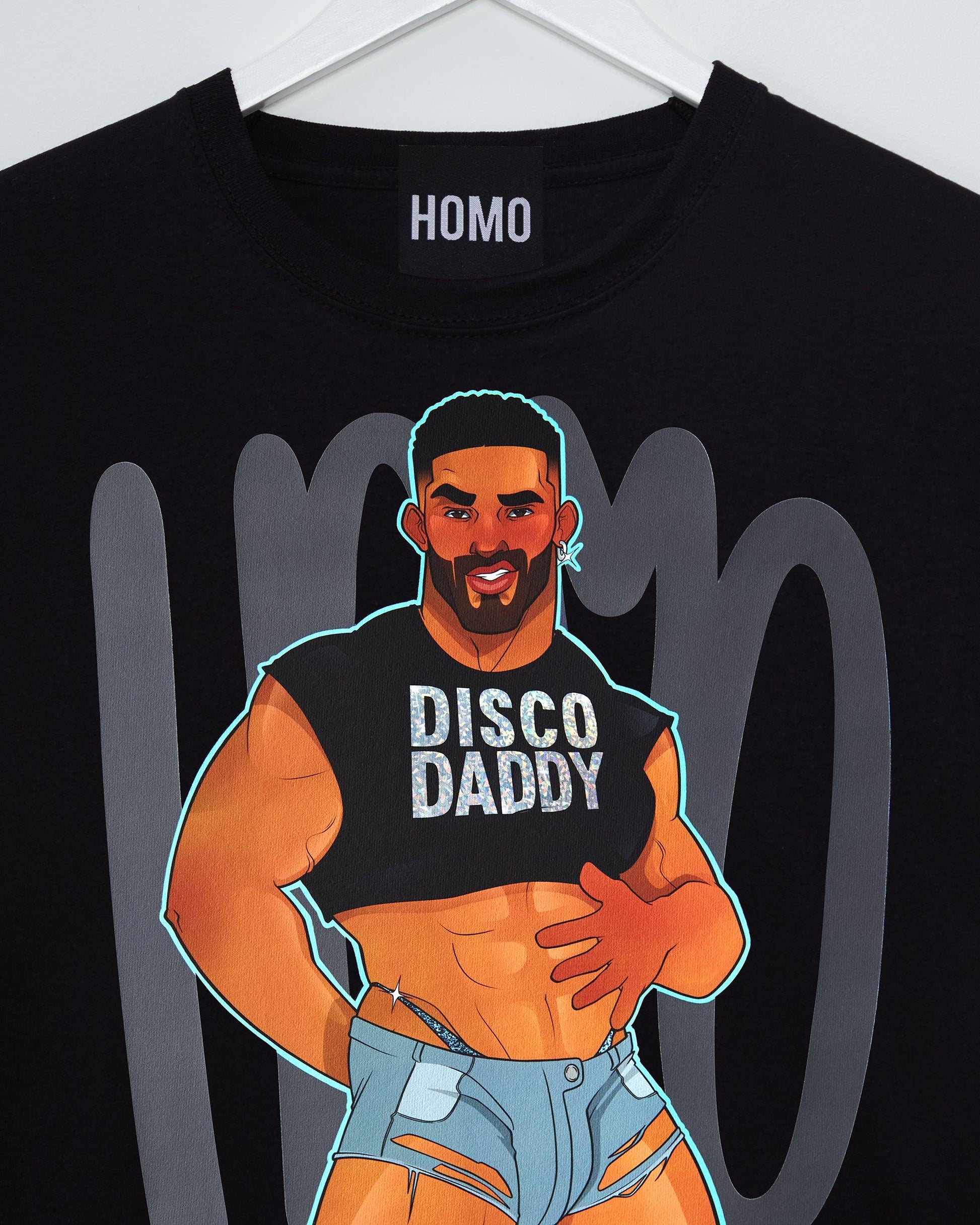 Trent the disco daddy - tshirt crop /crop top - HOMOLONDON