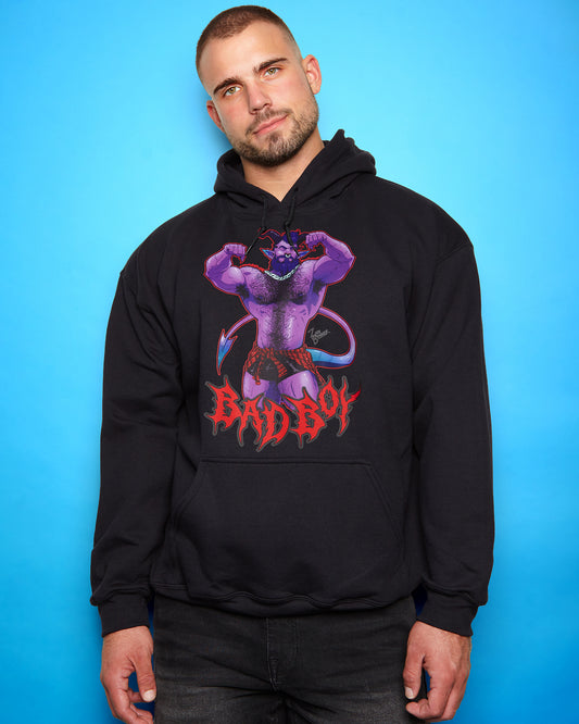 Demon core: Daddy demon bad boy, hooded sweatshirt