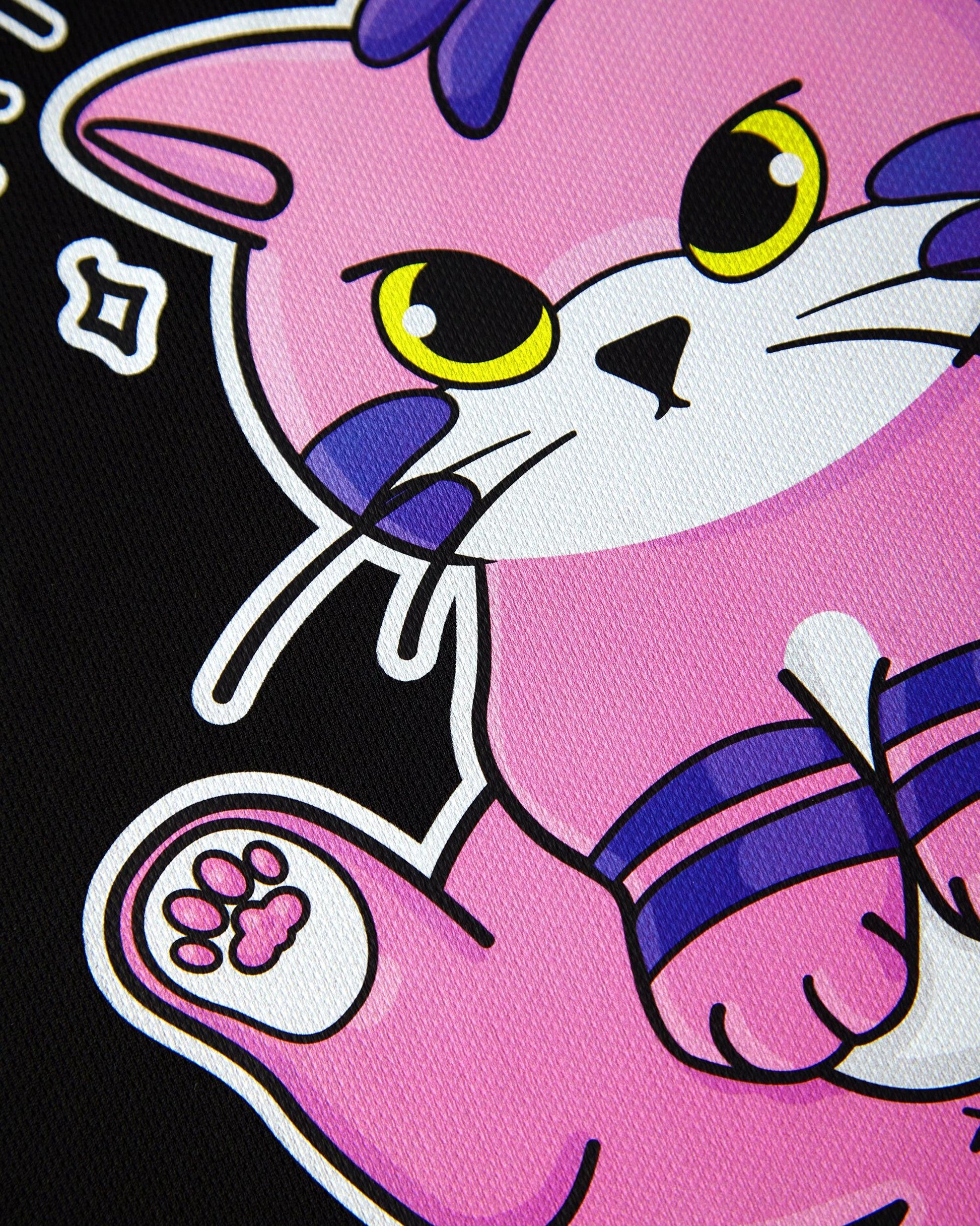 Tofu the sassy cat on black - tank - HOMOLONDON