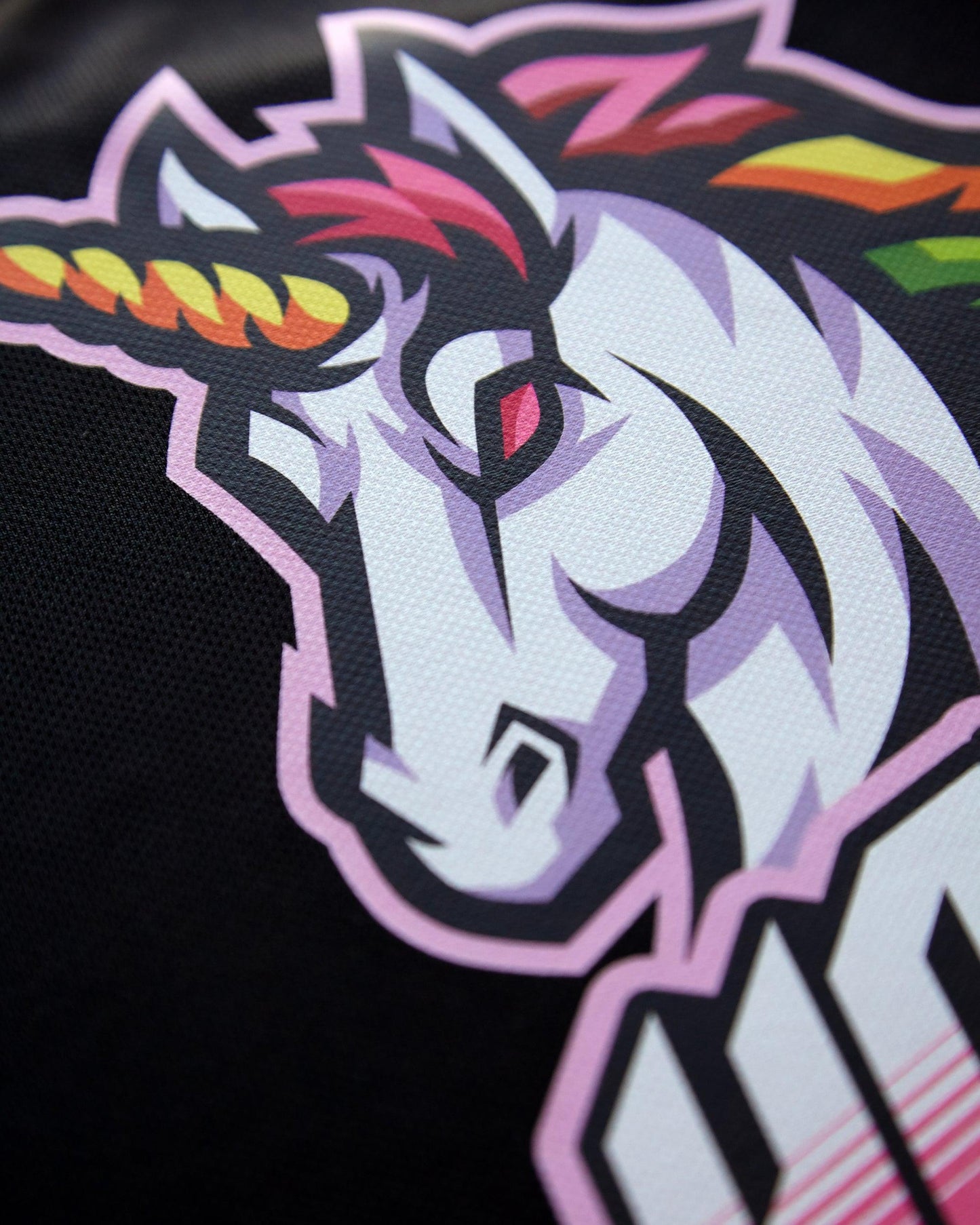 Sporty unicorn, black - tank - HOMOLONDON