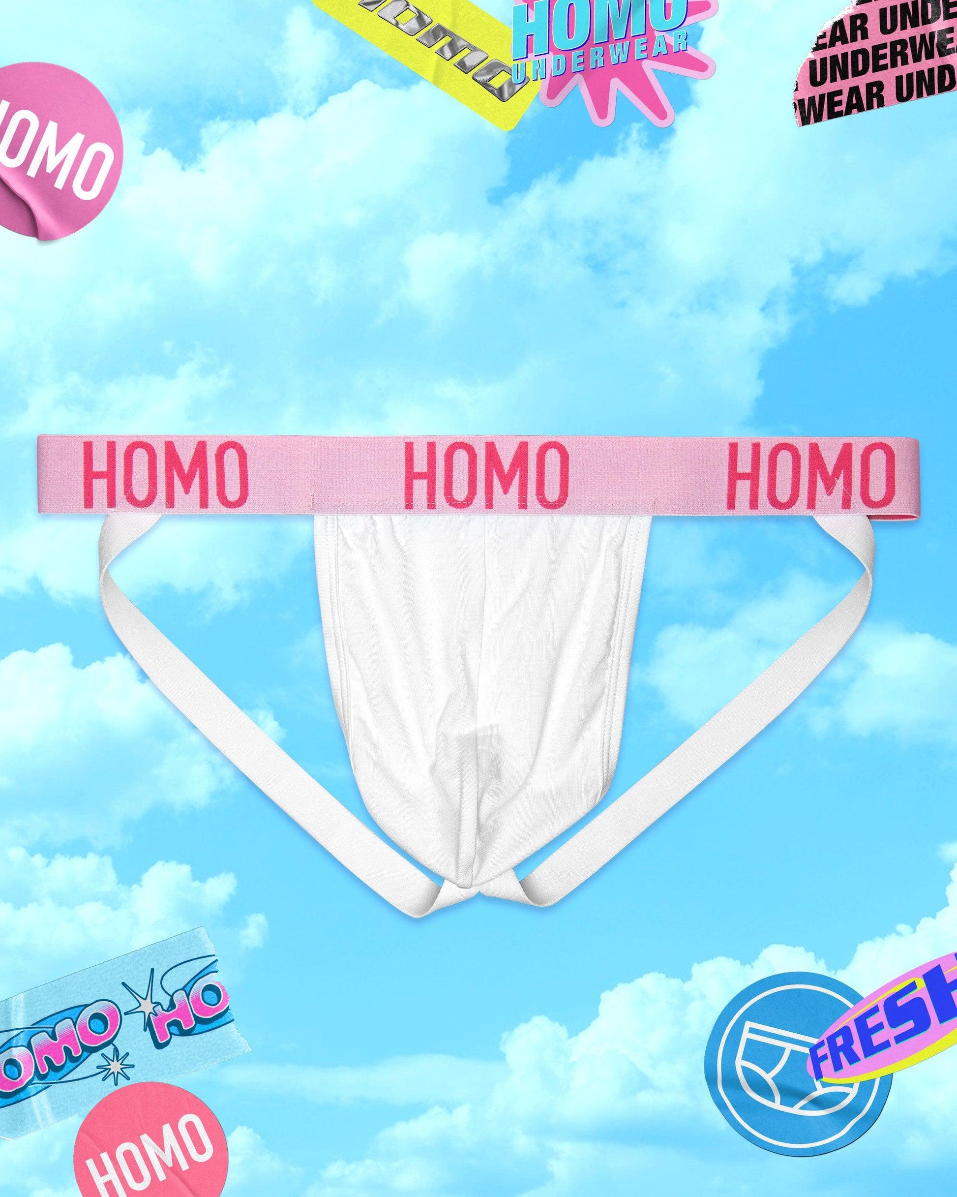 HOMO classic jock - white - HOMOLONDON