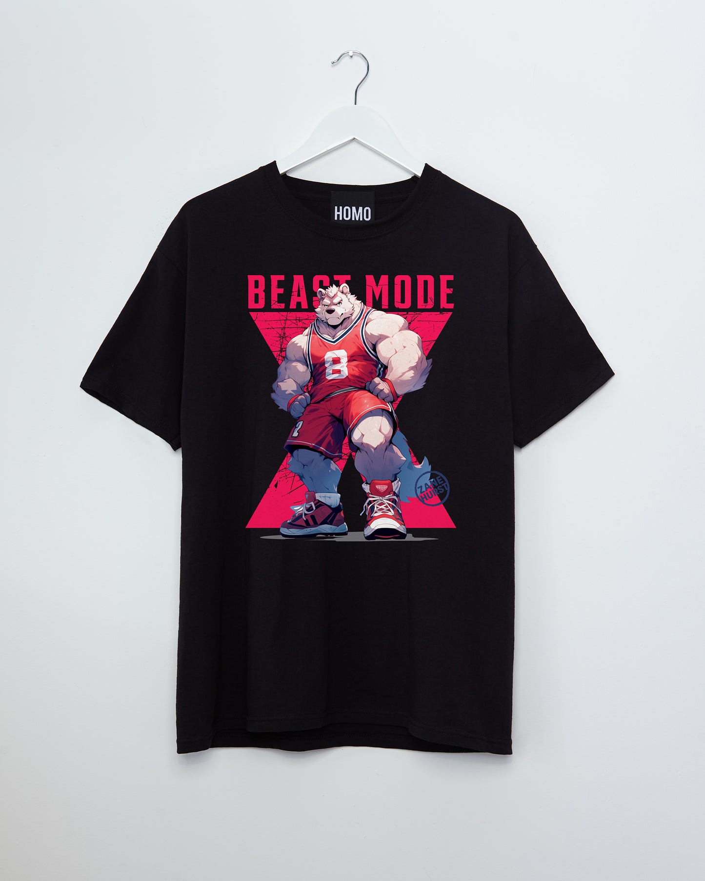 Zane Hurst: BEAST MODE! on black - tshirt