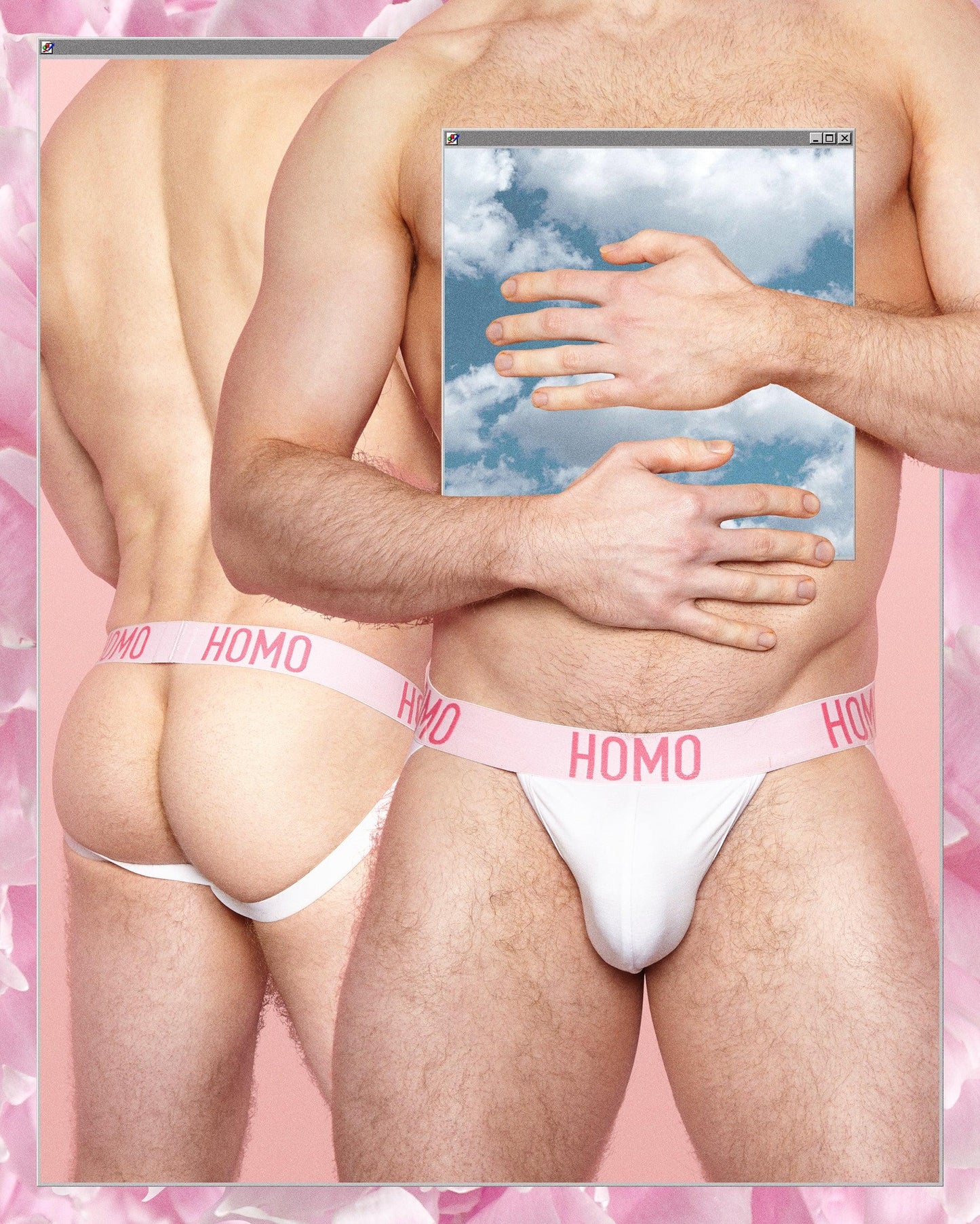 HOMO classic jock - white - HOMOLONDON