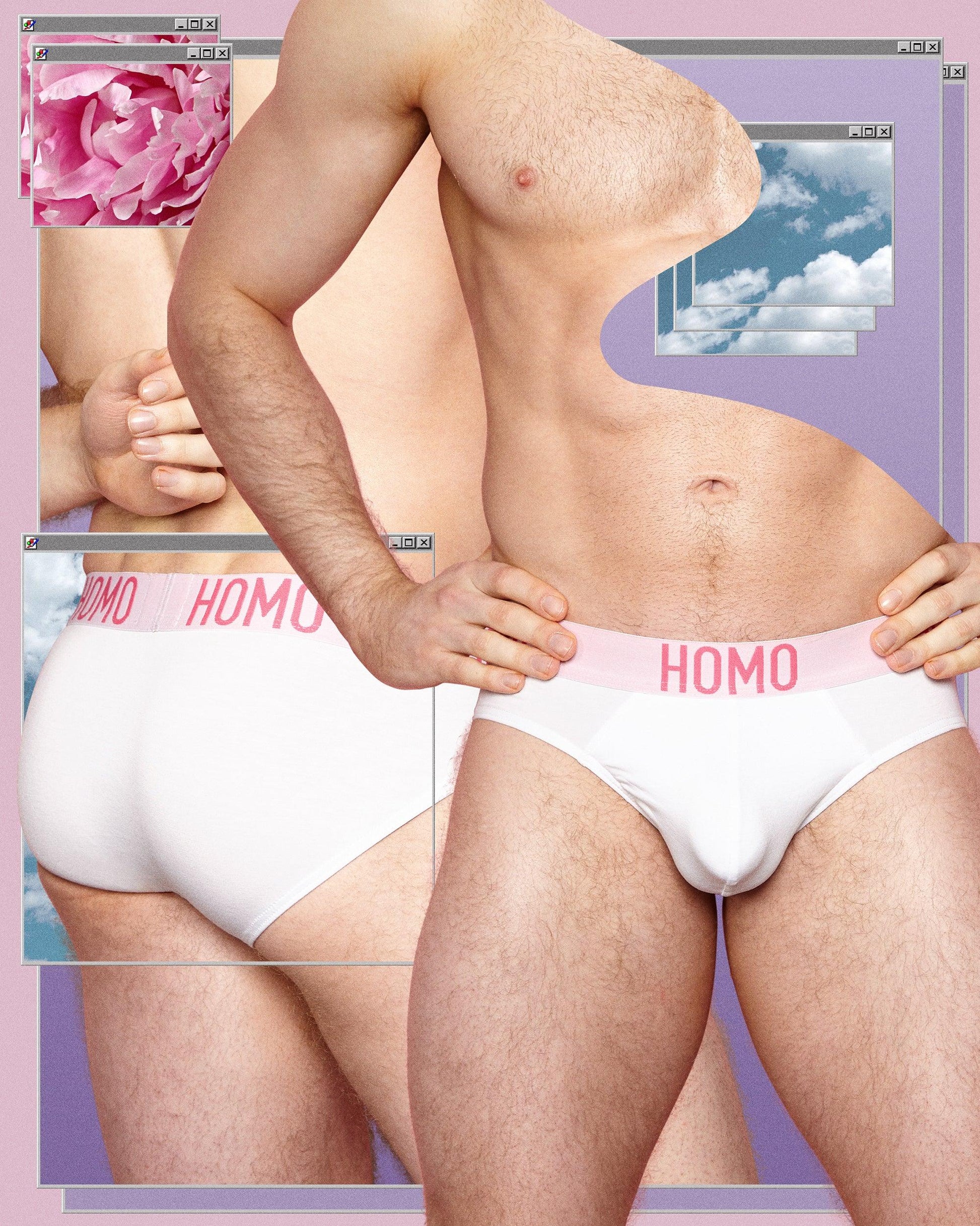 HOMO classic brief - white. - HOMOLONDON