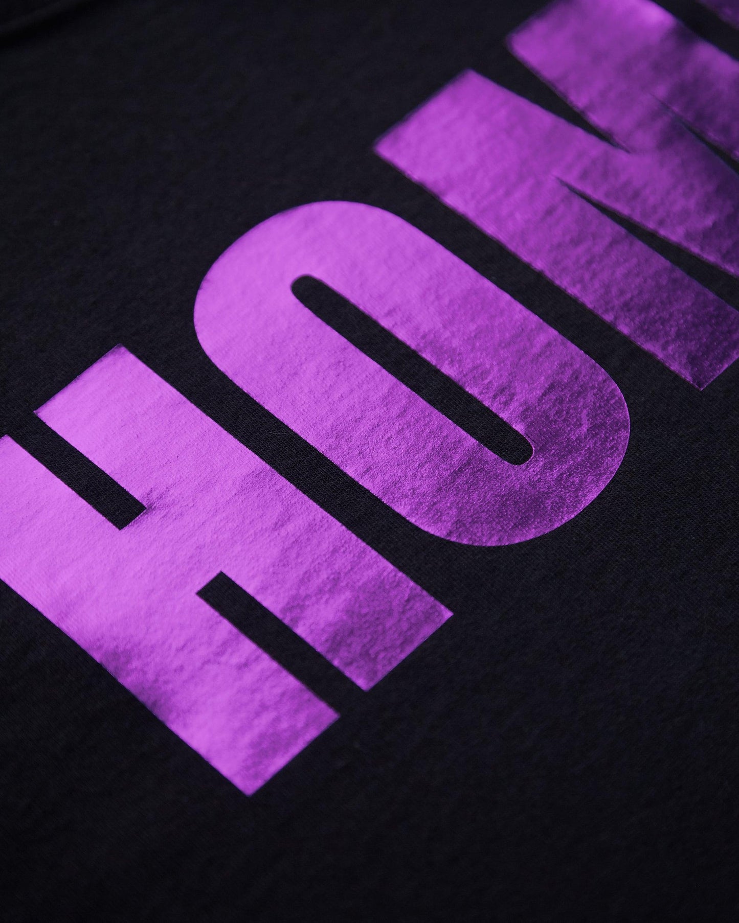 Chunky HOMO, metallic purple on black - Tank - HOMOLONDON