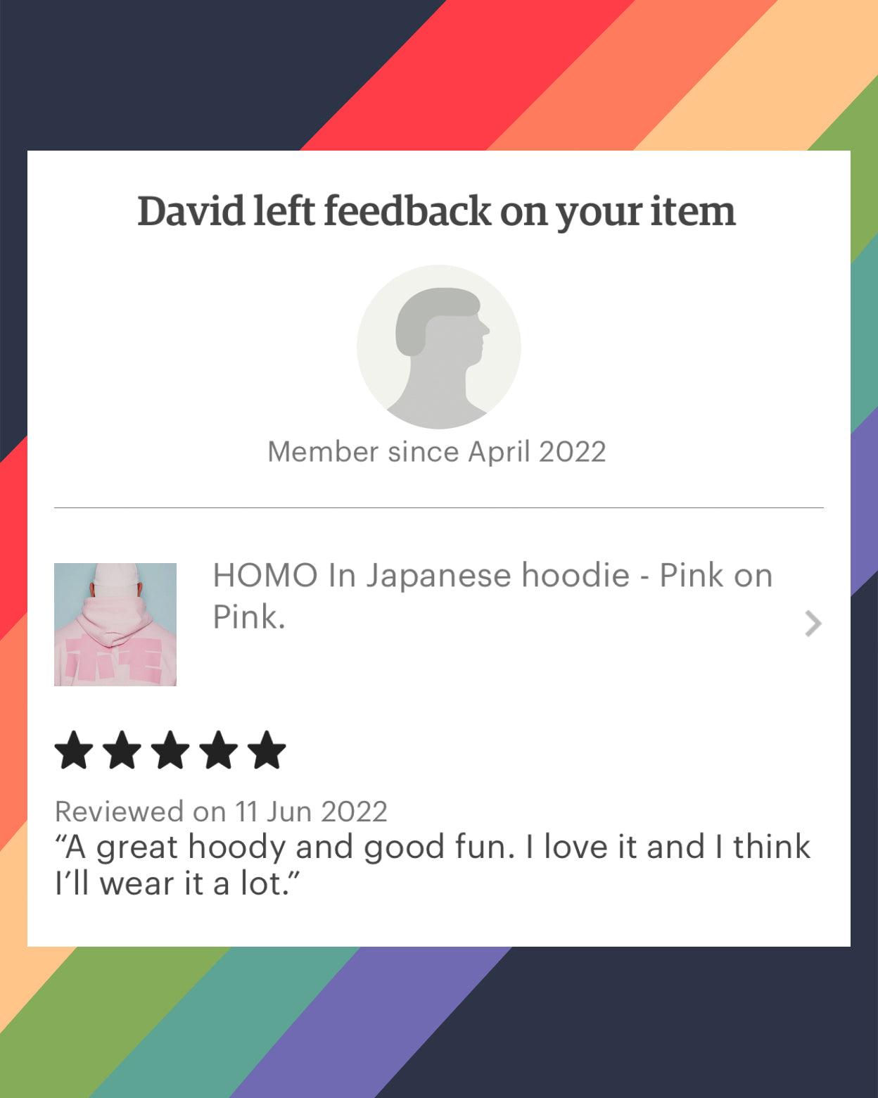 HOMO In Japanese, Pink on Pink - pullover hoodie - HOMOLONDON