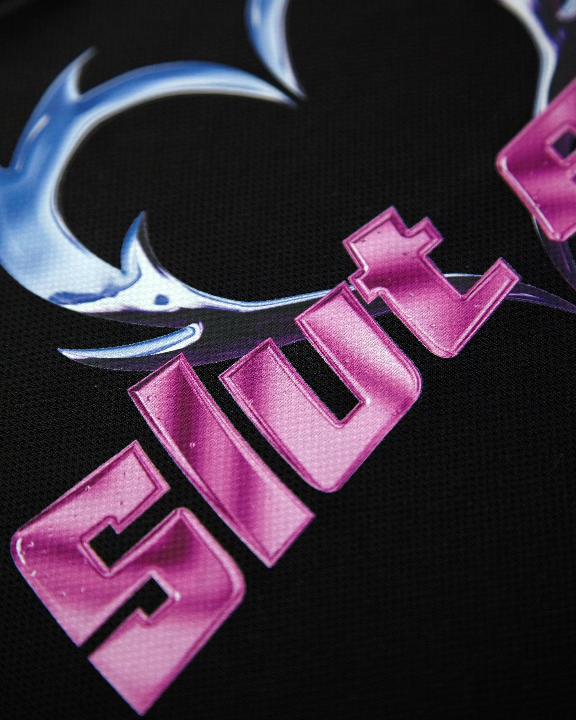 Chrome Y2K: SLUT ERA, chrome and pink on black - tank - HOMOLONDON