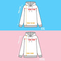 HOMO logo hoodie - White on Black - HOMOLONDON