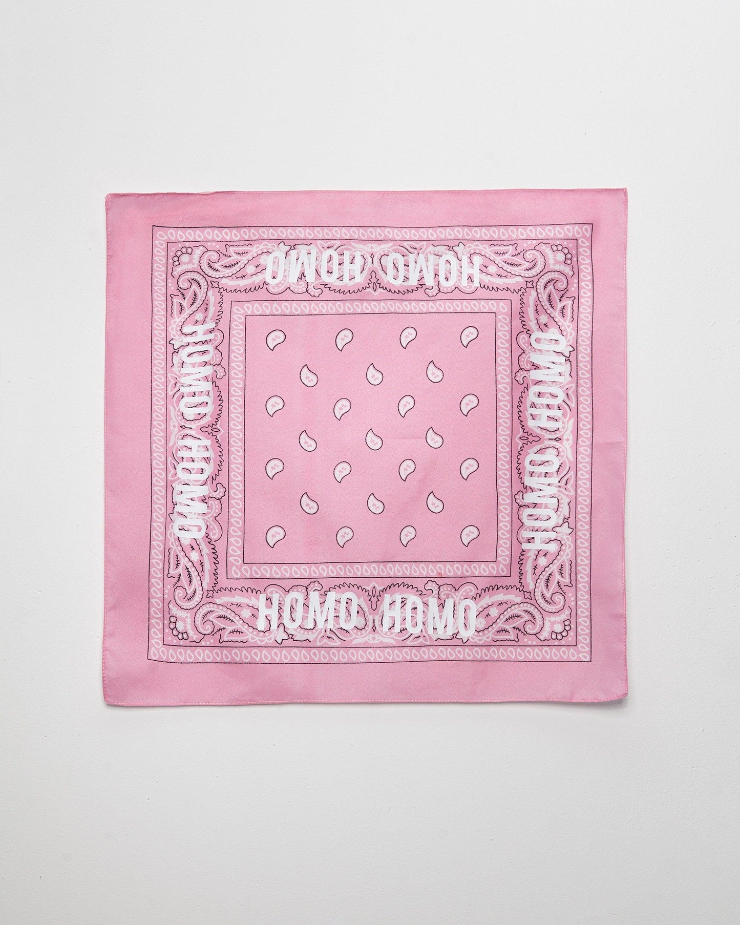 HOMO Bandana - Pink. Featured in SLIPPAGE Magazine. - HOMOLONDON