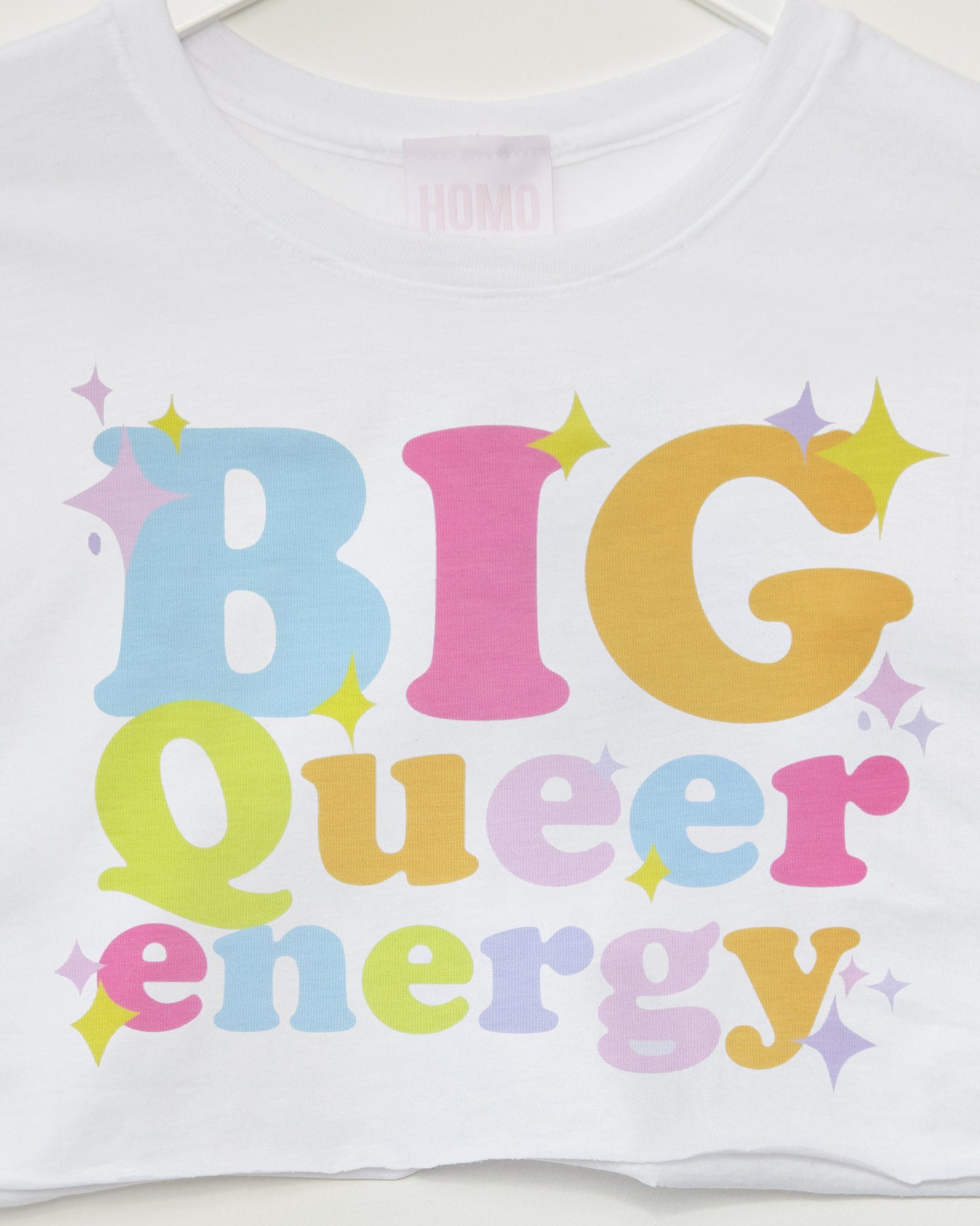 Big queer energy - sleeveless crop.
