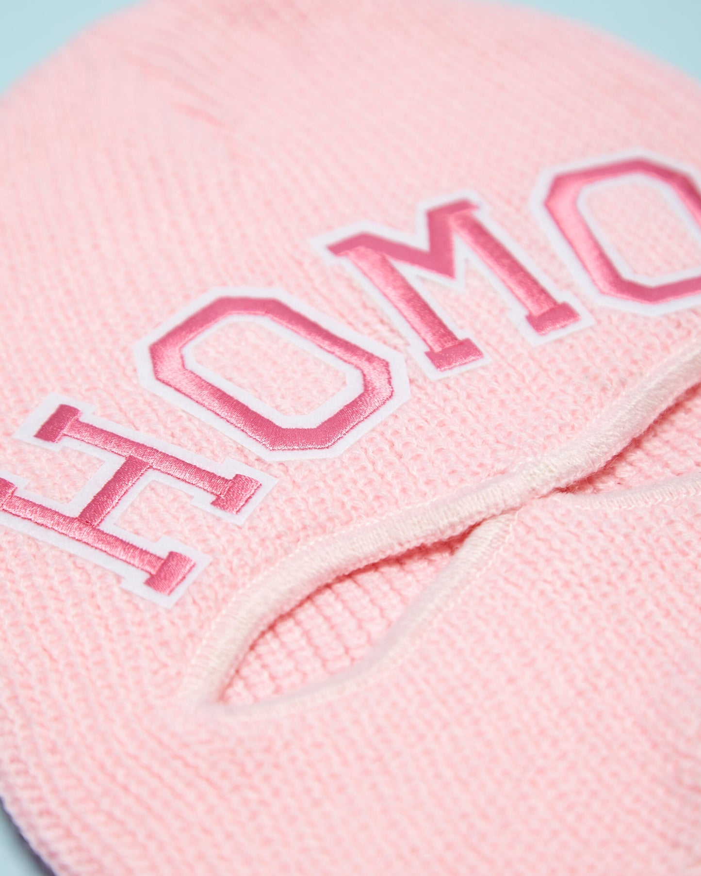 Get the look!! Pink HOMO classic jock & pink HOMO balaclava set.