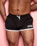 HOMO, Black & White - Short Shorts - HOMOLONDON