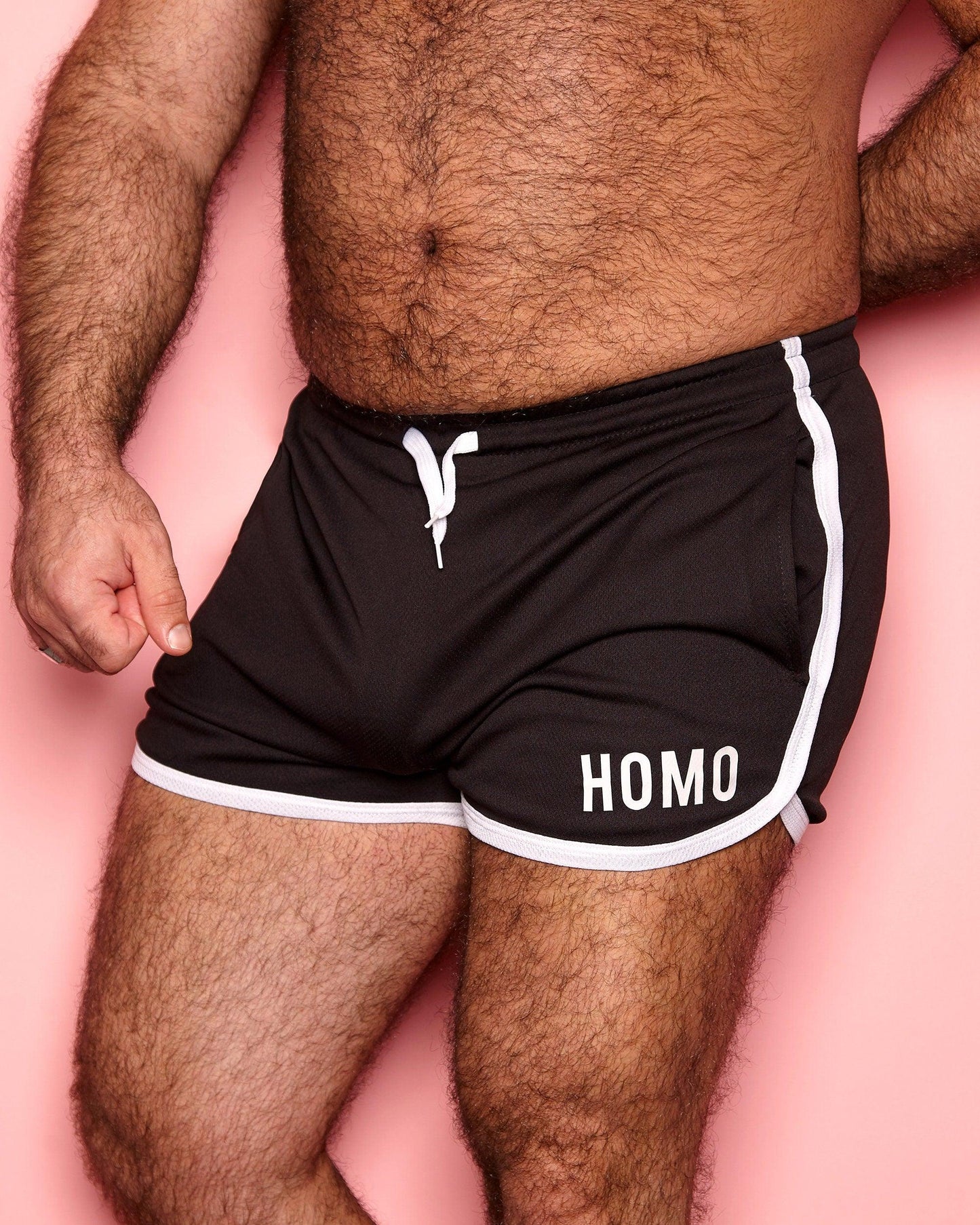 HOMO, Black & White - Short Shorts - HOMOLONDON