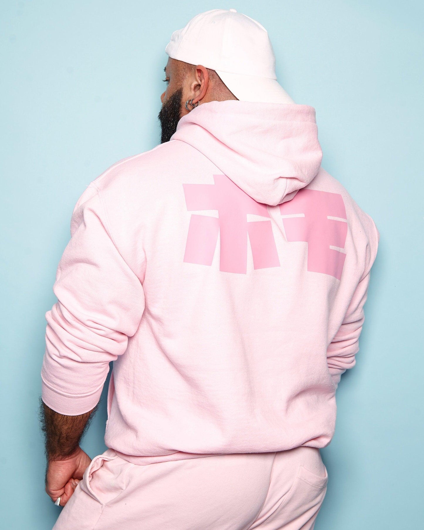 HOMO In Japanese, Pink on Pink - pullover hoodie